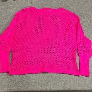 Alley & gabby 212ny, shear open knit sweater.
